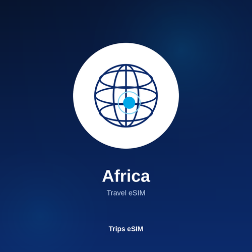 Africa digital travel eSIM plan from Trips eSIM